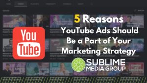 Graphic reading "5 Reasons YouTube Ads Should Be a Part of Your Marketing Strategy"