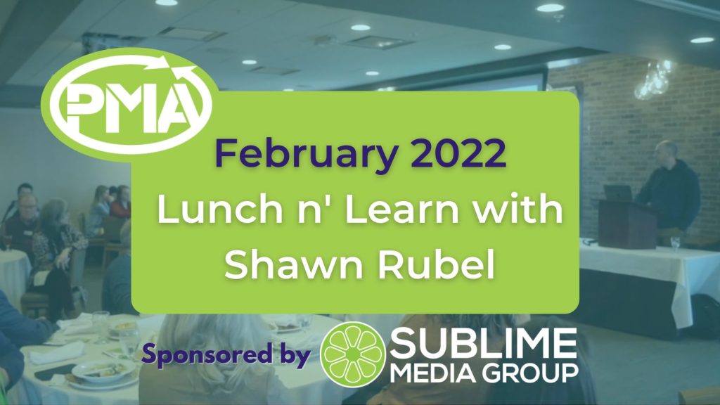 Graphic Reading "February 2022 Lunch n' Learn with Shawn Rubel