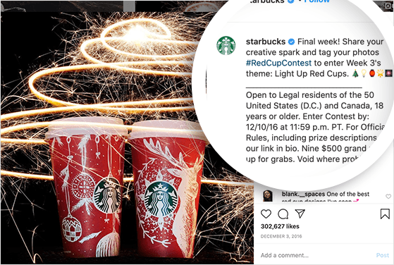 The Starbucks Red Cup campaign is a famously successful user-generated content campaign, which is a top marketing trend for 2023